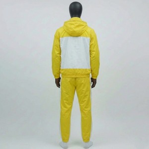 Wholesale Mens Bright Color Windbreaker Tracksuit Lightweight <b>Jogger</b> Set Casual Sports Suit Full Zip Jacket Custom OEM - Product Image 5