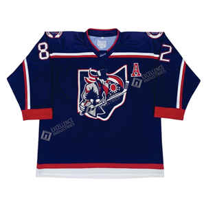 Jersey de Hockey sobre Hielo Transpirable de Alta Calidad al por Mayor, Ropa Deportiva Personalizable para Equipos, 100% Poliéster con Logotipo y Precio Personalizados - Product Image 2