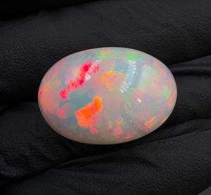 Ethiopian Natural <b>Opal</b> Oval shape Cabochon Cut Excellent Quality Multi Fire Best <b>pendant</b> Making Loosea - Product Image 2