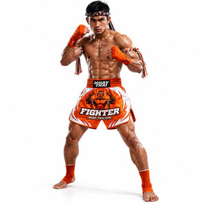 Pantalones Cortos de Muay Thai Glory Professional Fighting, Diseño Personalizado de Alta Calidad, Venta al por Mayor, Transpirables, de Pana, Color Personalizado, OEM - Product Image 6
