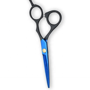 Ciseaux de barbier professionnels hautement cotés Tegra Surgical 4Cr13 en acier inoxydable à haute teneur en carbone avec manche en caoutchouc moyen - Product Image 4