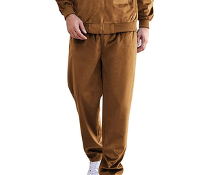 Ensemble de survêtement en velours pour homme, 2 pièces, avec veste zippée unique – Le meilleur pour la fabrication - Product Image 6