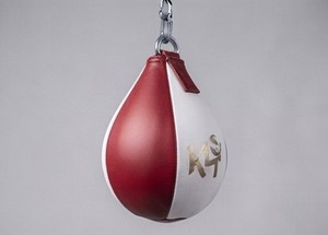 Sac de frappe en caoutchouc KLTW INT'L avec support et barre de réflexe réglable en hauteur pour l'entraînement à domicile des adolescents - Product Image 5