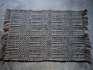 Tapis de sol et carpettes en jute bleue de qualité supérieure, écologiques et adaptés aux animaux, tissage plat, pour la décoration intérieure, salon et chambre à coucher - Vente chaude - Product Image 4