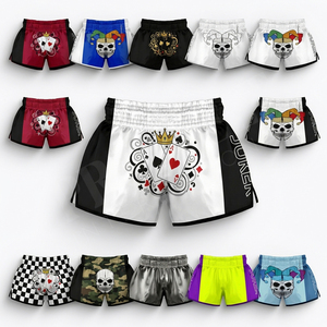 Fabricant d'équipements de boxe Muay Thai, shorts pour hommes, sur mesure, matériaux de qualité supérieure, vente en gros, style tendance, dernières tendances, shorts de combat pour hommes - Product Image 1