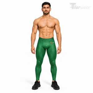 Leggings de Compresión para Hombre, de Poliéster y Elastano, Elásticos, para Gimnasio, Entrenamiento, Running, Secado Rápido, Transpirables, Marca Privada OEM - Product Image 1