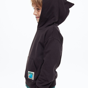 Men's High Quality Custom Fabric Unisex Gym Hoodie Jacket Full Front <b>Zip</b> <b>up</b> Zipper Casual for Baby Boys - Product Image 3