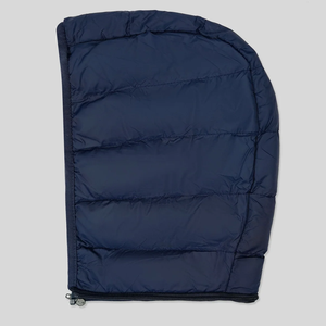 Veste matelassée à capuche pour homme, coupe-vent, manteau d'hiver décontracté, coupe régulière, fermeture éclair, couleur unie, col montant - Product Image 6
