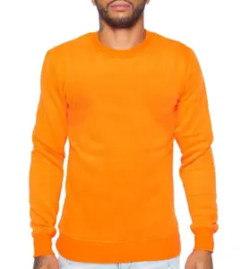남성용 풀오버 스웨트 셔츠 긴 소매 스웨트 셔츠 특대 퍼프 인쇄 일반 스웨터 승화 빈 사용자 정의 로고 남성용
