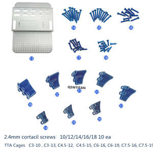 Juego de instrumentos para recuperación de rotura de ligamentos cruzados con implantes TTA quirúrgicos veterinarios ortopédicos de Dentavex - Product Image 2