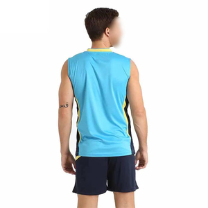 Ensemble d'uniformes de volley-ball personnalisés 2026 en polyester respirant à manches courtes, imprimés par sublimation, pour tenue d'équipe - Product Image 5