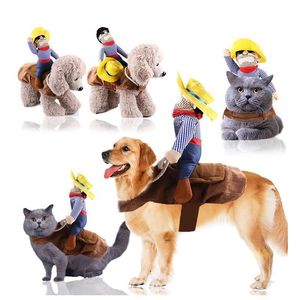 ชุดคอสตูมสุนัขวันหยุดยีพาว ชุดคาวบอยสำหรับสัตว์เลี้ยง - Product Image 3