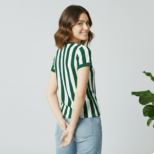 Venta de Fábrica: Camisetas de Mujer en Blanco y Verde, Lisas/Sólidas, 100 Gramos, 100% Algodón, Se Aceptan Todas las Personalizaciones - Product Image 5