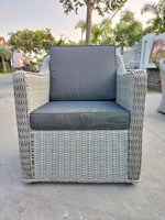Toptan Vietnam basit açık hasır rattan eğlence rahatlatıcı koltuk takımı fabrika fiyat