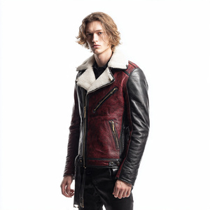 Veste en cuir et fourrure de qualité supérieure, résistante, pour occasions formelles. Ceci est un produit qui respire la solidité et la durabilité. Veste d'hiver qui dure vraiment - Product Image 6