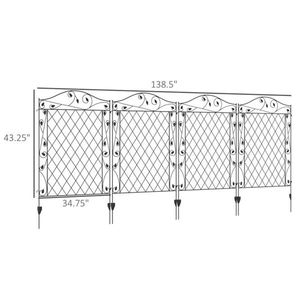 Recinzione per la privacy in WPC vinilico elegante con cancello zincato a caldo anti-roditori - Product Image 2