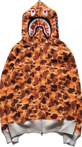 Sudadera con Capucha y Cremallera de Camuflaje Rojo, Unisex, Estilo Urbano, Tejido de Punto, Poliéster, Manga Larga, Logotipo Frontal, Invierno - Product Image 5