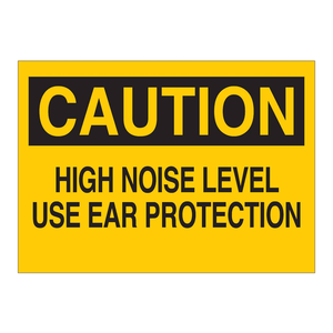 Señal de Advertencia de Aluminio para Áreas de Trabajo: Protección Auditiva por Nivel Alto de Ruido - Product Image 2