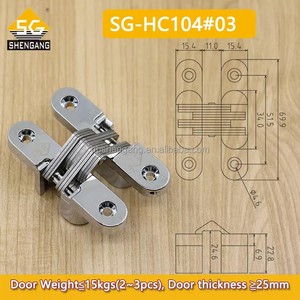 <span class=keywords><strong>Bisagra</strong></span> oculta pequeña/mini <span class=keywords><strong>SOSS</strong></span> de 18, 25, 45 mm para paneles, para equipos eléctricos automáticos y puertas invisibles de autoservicio - Product Image 3
