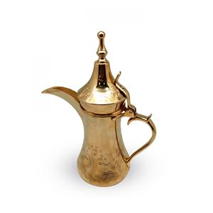 Elegante cafetera Dallah de acero inoxidable estilo árabe para servir Qahwa tradicional en casa o en eventos. - Product Image 5