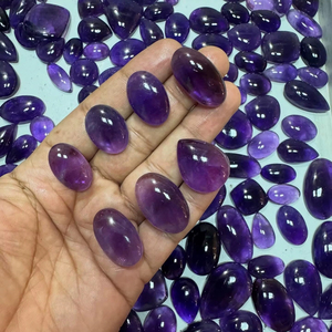 Cabujón de Amatista Africana Natural, Calidad AAA, Cuarzo Morado Intenso, Piedra Preciosa Suelta para Joyería, Precio al por Mayor, Lote de Piedras - Product Image 1
