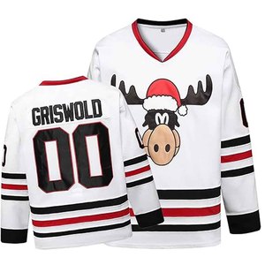 Maillot de hockey sur glace personnalisé sublimé, uniforme d'équipe, polyester respirant, séchage rapide, impression de logo OEM, vêtements de sport - Product Image 1
