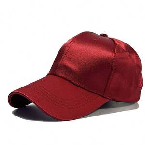 Casquette de baseball décontractée en satin de polyester de couleur unie pour femme, style coréen, casquette à visière pour femme, chapeau de soleil pour femme - Product Image 6