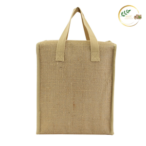 Custom Design Jute Picnic Tote <b>Bag</b> Reusable Grocery and Travel Tote <b>Bag</b> - Product Image 2