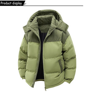 Chaqueta de burbujas ligera para hombre, abrigo acolchado portátil de invierno, forro suave, diseño plegable, ideal para viajes, chaqueta deportiva cálida - Product Image 1