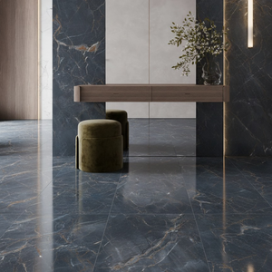 กระเบื้องปูพื้นและผนังพอร์ซเลนสีน้ำเงินเพอร์ลาโต้แบบโมเดิร์น ผิวด้าน ทนกรด สำหรับตกแต่งภายในบ้าน วิลล่า ขนาด 60x120 ซม. - Product Image 1