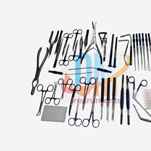 Juego de Instrumentos para Rinoplastia, Quirúrgico ORL, 65 Piezas, Manual, Acero Inoxidable Recubierto de Titanio de Alta Calidad, Certificado CE, Autoclavable - Product Image 5