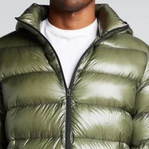 Veste d'extérieur pour homme en duvet avec capuche zippée, respirante, imperméable, chaude pour l'hiver, de haute qualité, style streetwear - Product Image 6