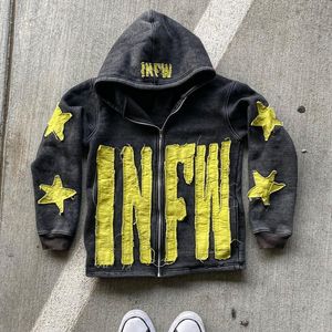 Men's 100% Cotton Hoodies Casual Leather <b>Jacket</b> <b>Thick</b> 250g <b>Fleece</b> Winter Custom Logo Print Oversized Heavy Weight 3D Design - Product Image 5