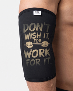 Manguito de neopreno de 7 mm para levantamiento de pesas, soporte de codo unisex con estampado para push-ups y levantamiento de pesas - Product Image 3
