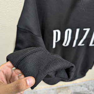 Sweat-shirt à col rond pour homme, personnalisé avec logo, épais, coupe oversize, épaules tombantes, en molleton uni, style streetwear, fabricant - Product Image 2