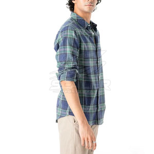 Camisa de Franela Transpirable para Hombre, Estilo Casual, con Botones, Manga Larga, para Trabajo, Oficina, Viajes y Fines de Semana, Venta Directa de Fábrica - Product Image 4