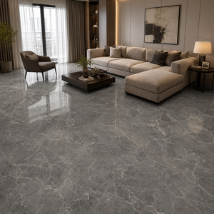600x600 Glossy Porcelain Floor Tiles 8-10mm Thickness Heat Insulation <b>Brick</b> Wall Imitation Texture Modern Villa Mall Warehouse - Product Image 6