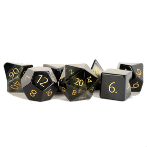 ลูกเต๋าหินคุณภาพสูง บลูไทเกอร์อาย คริสตัลธรรมชาติ หินบำบัดเรกิ ลูกเต๋าหินแกะสลักแบบกำหนดเอง ชุดลูกเต๋าคริสตัลไวกิ้ง - Product Image 2