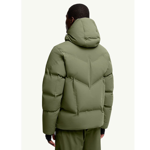 Chaqueta de Invierno para Hombre con Capucha, Acolchada, Ligera, Resistente al Agua y al Viento, con Cierre y Diseño Urbano - Product Image 3