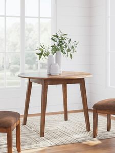 Modern Round Wood Coffee <b>Table</b> | Contemporary Side <b>Table</b> Hotel Cafe Restaurant Furniture - Product Image 6