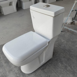 Inodoro de cerámica redondo de dos piezas americano, tanque oculto, Pedestal, armario de agua, precio de fábrica, gran oferta, artículos sanitarios para lavabo - Product Image 1