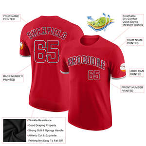 Uniforme de Béisbol Personalizado, Camiseta Deportiva de Poliéster Sublimado, Fabricación de Camisetas para Hombre al por Mayor, OEM, ODM, Marca Privada - Product Image 2