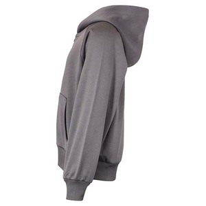Pantalones Deportivos Unisex de Algodón Gris, Cintura Elástica, Corte Regular, Largos, Color Sólido, Casuales, Transpirables, para Otoño - Product Image 2