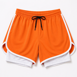 Shorts de sport pour hommes à séchage rapide, légers en polyester, pour la course, le basketball et l'entraînement, avec taille élastique - Product Image 5