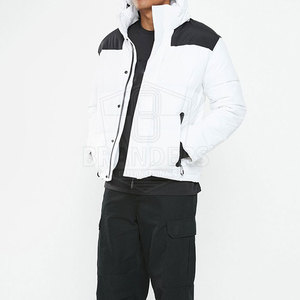 Trendy Men Winter <b>Puffer</b> Quilted <b>Jacket</b> With Warm <b>Lightweight</b> Filling Collar Full Zip Closure And Comfortable Fashionable Fit - Product Image 1