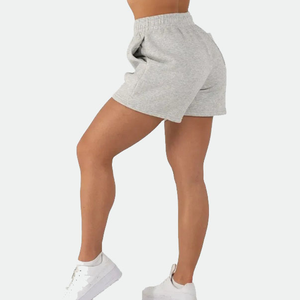 Women's High Waist Breathable Elastic Cotton Sweat <b>Shorts</b>-Summer Fashion Casual Running <b>Shorts</b> Solid Colors Wholesale - Product Image 1