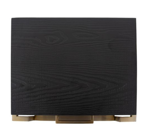 Mesa Consola Moderna con Base de Patas de Teca Negra y Cajones para Dormitorio de Hotel o Sala de Estar - Product Image 5