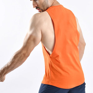 Curved Hem Loose Design Pattern Gym Running <b>Stringer</b> Customized Longline Breathable Vintage Fashion Streetwear Bodybuilding - Product Image 6