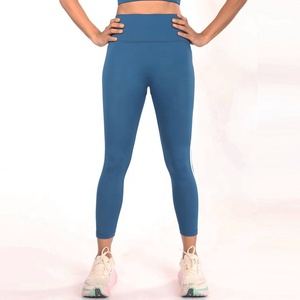 Leggings Elásticos de Alta Calidad para Mujer, MOQ Bajo, Poliéster y Spandex, Leggings de Yoga de Color Sólido, Ropa Deportiva para Gimnasio, Fitness y Actividades Deportivas - Product Image 3
