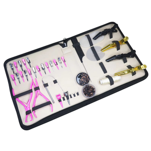 Outils et kits d'extension de cheveux pour salon, accessoires, pinces en acier inoxydable, légères, de haute qualité, prix raisonnable pour un usage domestique - Product Image 5
